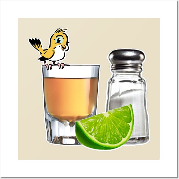 Cocktail Series - Bird Shot Wall Art by Show OFF Your T-shirts!™